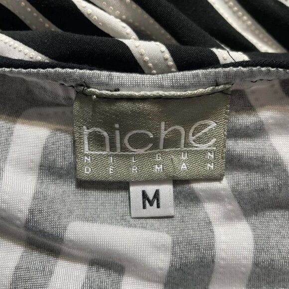 Niche Nilgun Size Medium Top Blouse Abstract Wearable Art - Picture 4 of 5